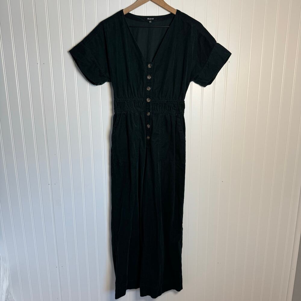 Madewell Corduroy Sophia Straight-Leg Jumpsuit Women’s 100% Cotton Size Small - Picture 4 of 14